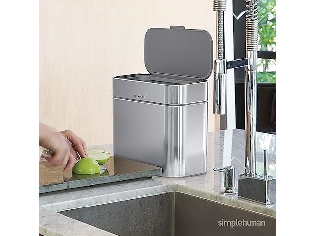 Simplehuman cw1645 4 liter, compost-caddy - afbeelding 3 van  4