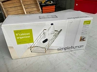 Simplehuman keukenkast pull-out organiser 9” (4x) - afbeelding 8 van  8
