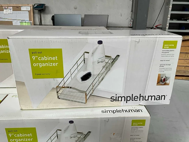Simplehuman keukenkast pull-out organiser 9” (4x) - afbeelding 2 van  8