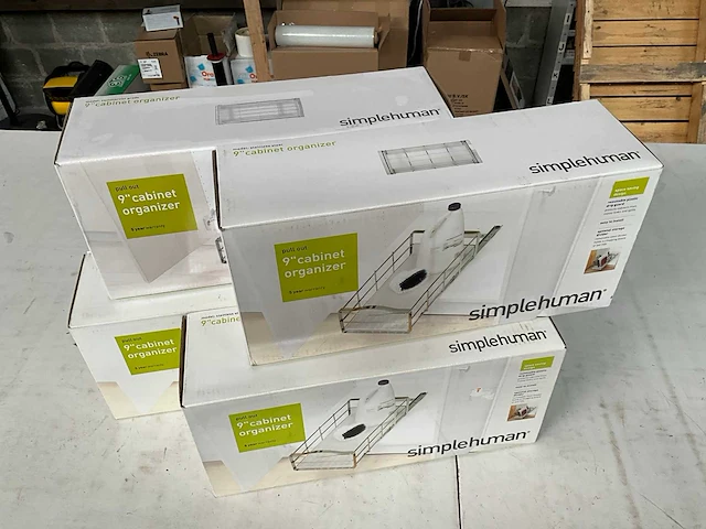 Simplehuman keukenkast pull-out organiser 9” (4x) - afbeelding 3 van  8