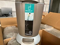 Simplehuman kunststof afvalemmer 6 liter metallic mocha (6x) - afbeelding 3 van  7