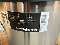 Simplehuman open top design prullenbak 60 liter - afbeelding 8 van  9