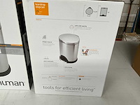 Simplehuman prullenbak met voetpedaal 20 liter (2x) - afbeelding 3 van  5