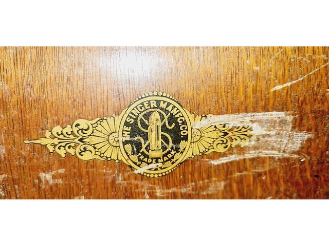 Singer antieke naaimachine - afbeelding 5 van  9