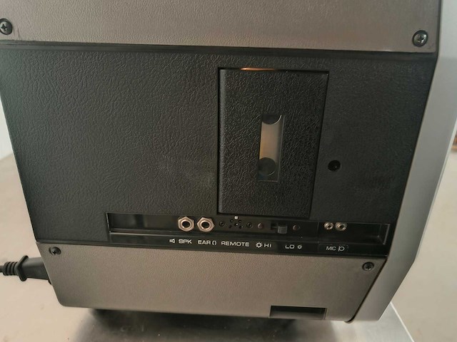 Singer caramate 4000 vintage diaprojector & cassettespeler met koffer - afbeelding 7 van  10