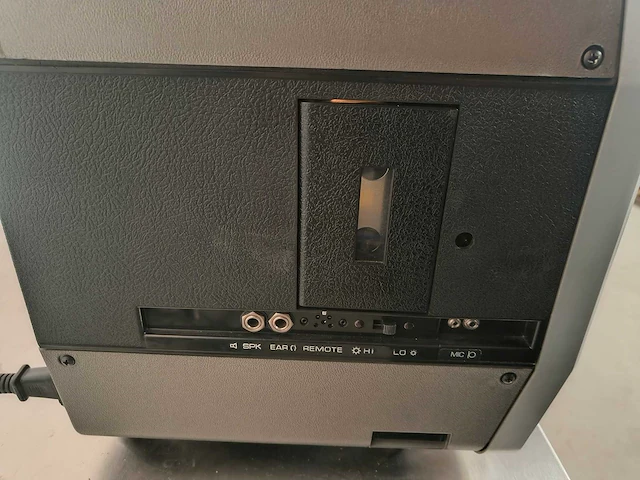 Singer caramate 4000 vintage diaprojector & cassettespeler met koffer - afbeelding 10 van  13