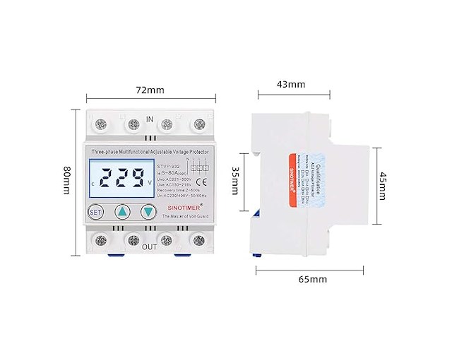 Sinotimer overspanningsbeveiliging - afbeelding 2 van  3