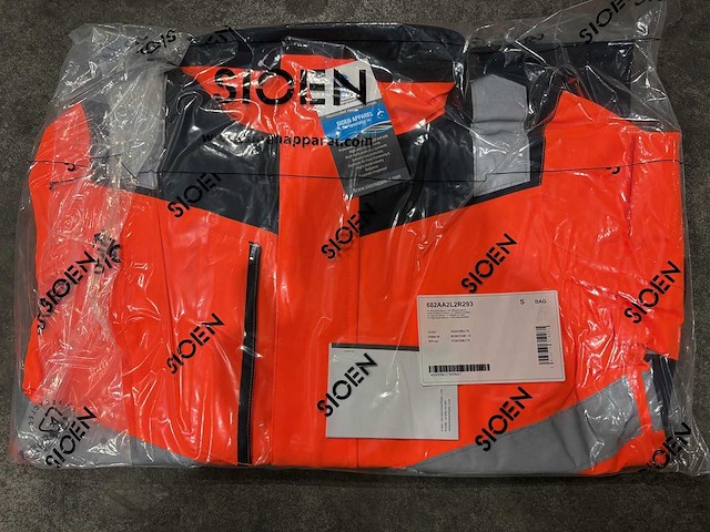 Sioen - birkum - jas hi vis size 2xl (4x) - afbeelding 2 van  2