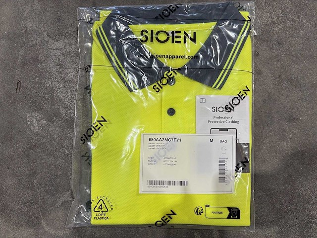 Sioen - broby - polo hi vis size xl (12x) - afbeelding 2 van  2