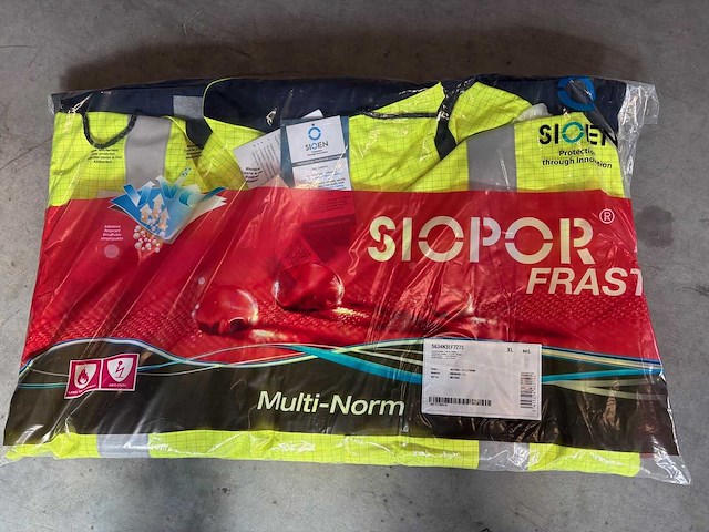 Sioen - geralton - vlamvertragende en antistatische overall maat 2xl (4x) - afbeelding 1 van  2