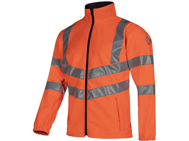 Sioen - harlem - softshell jas hi vis size s (4x) - afbeelding 3 van  3