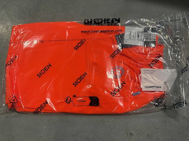 Sioen - norville - regenbroek hi vis maat xl (10x) - afbeelding 2 van  2