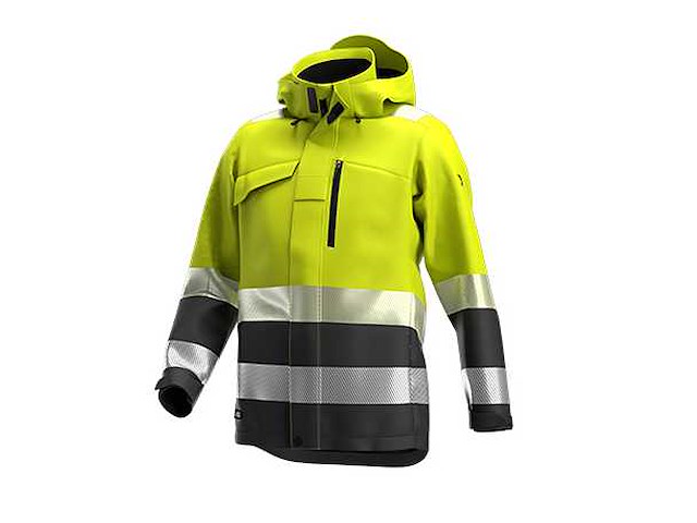 Sioen - scuti - hi vis gevoerde jas maat xl (3x) - afbeelding 1 van  1