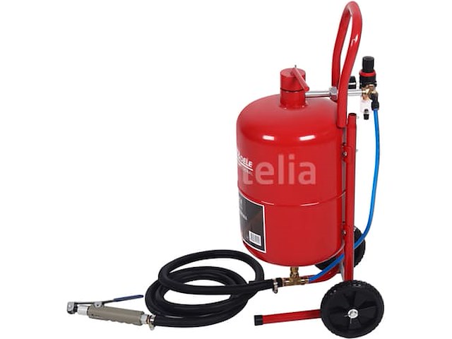 Siphon zandblaster 19l met accessoires kraft&dele - afbeelding 1 van  4