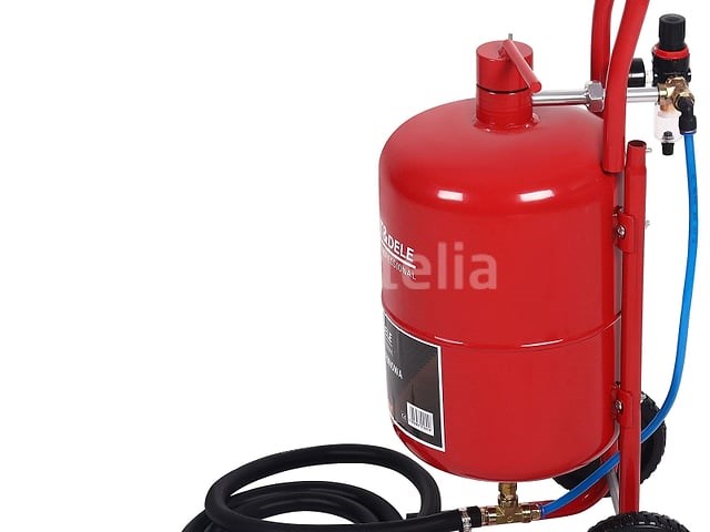 Siphon zandblaster 19l met accessoires kraft&dele - afbeelding 1 van  4
