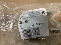 Siro jashaak rvs, 2 haaks (15x) - afbeelding 3 van  4