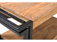 Sit meubels keukenkar | op wielen | 3 planken, natuurlijk acaciahout - afbeelding 4 van  6