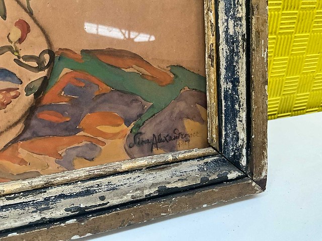 Sita alexandrowicz aquarel - afbeelding 3 van  4