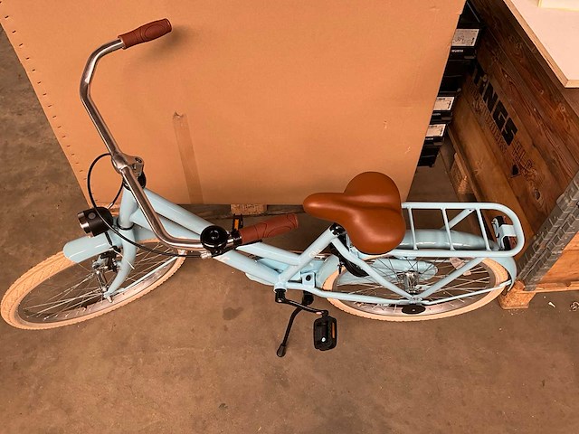 Sjoef city kinderfiets 22 inch lichtblauw - afbeelding 5 van  12