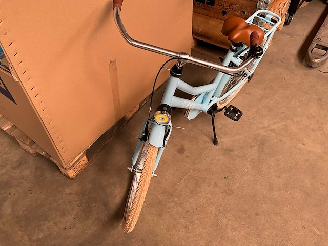 Sjoef city kinderfiets 22 inch lichtblauw - afbeelding 6 van  12