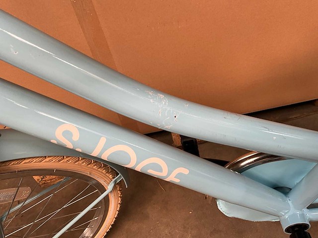 Sjoef city kinderfiets 22 inch lichtblauw - afbeelding 7 van  12