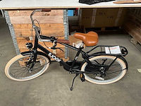 Sjoef city kinderfiets 22 inch mat zwart