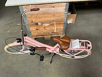 Sjoef city kinderfiets 22 inch roze - afbeelding 4 van  9