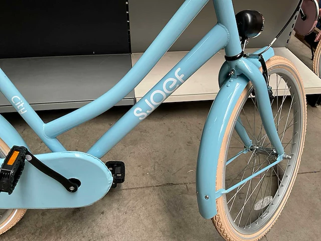 Sjoef city kinderfiets 24” blauw - afbeelding 6 van  12