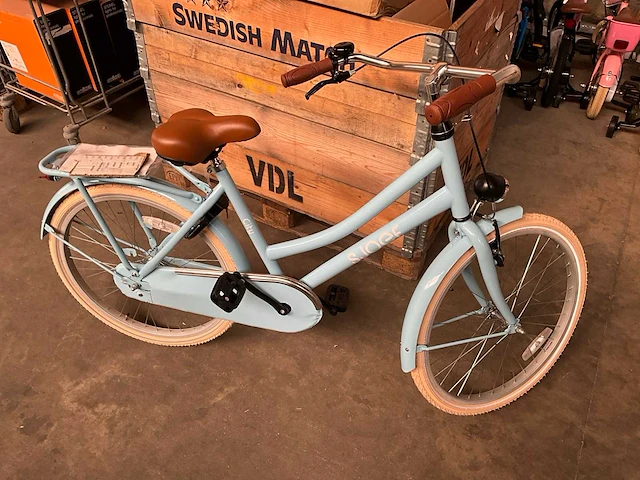 Sjoef city kinderfiets 24” blauw - afbeelding 1 van  10