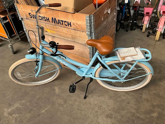 Sjoef city kinderfiets 24” blauw - afbeelding 8 van  10