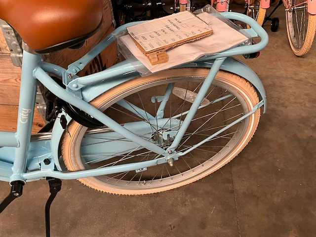 Sjoef city kinderfiets 24” blauw - afbeelding 9 van  10