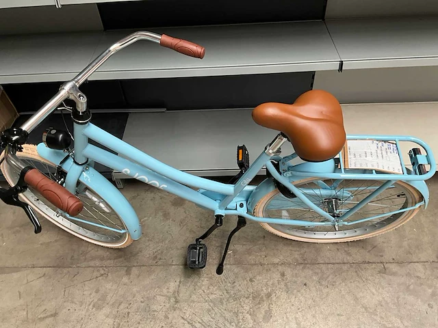 Sjoef city kinderfiets 24” blauw - afbeelding 5 van  12