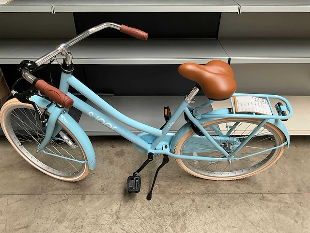 Sjoef city kinderfiets 24” blauw - afbeelding 11 van  12