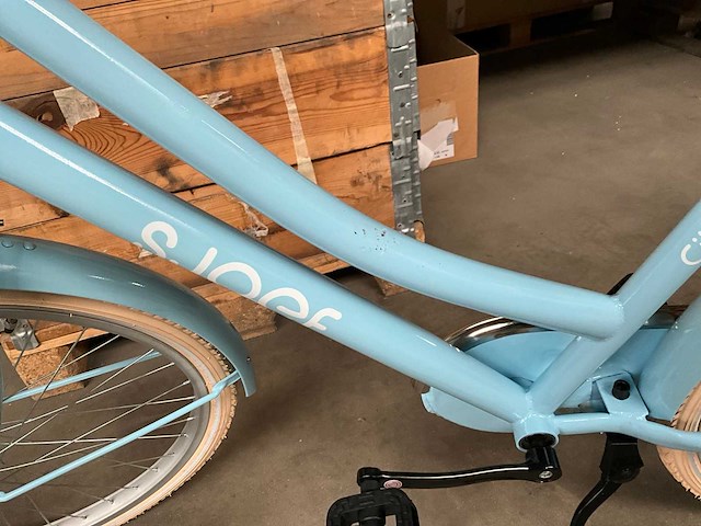 Sjoef city kinderfiets 24 inch lichtblauw - afbeelding 5 van  10