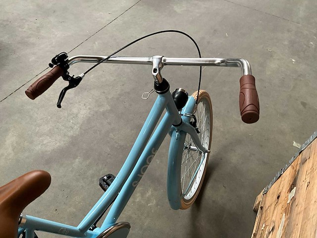 Sjoef city kinderfiets 24 inch lichtblauw - afbeelding 7 van  10