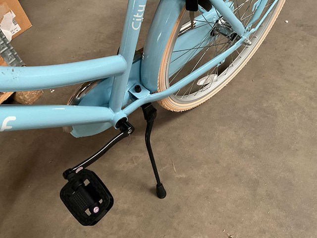Sjoef city kinderfiets 24 inch lichtblauw - afbeelding 9 van  10