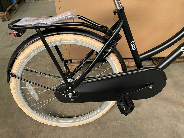 Sjoef city kinderfiets 24 inch mat zwart - afbeelding 2 van  14