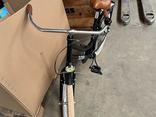 Sjoef city kinderfiets 24 inch mat zwart - afbeelding 9 van  14
