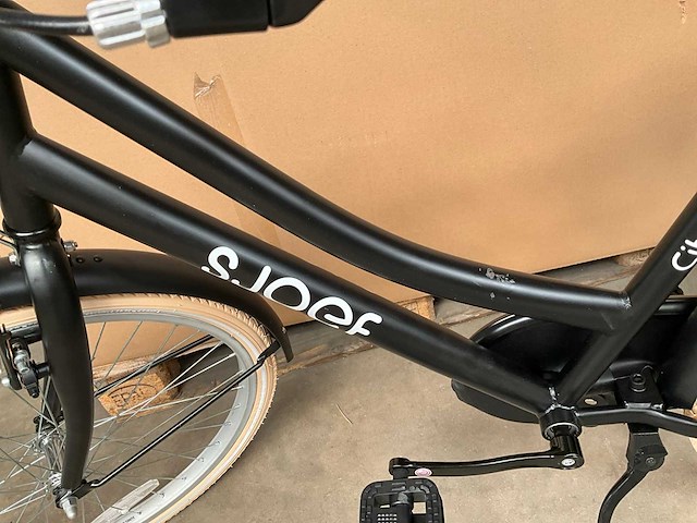 Sjoef city kinderfiets 24 inch mat zwart - afbeelding 10 van  14