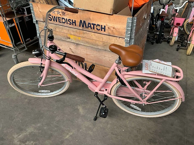 Sjoef city kinderfiets 24” roze - afbeelding 6 van  13