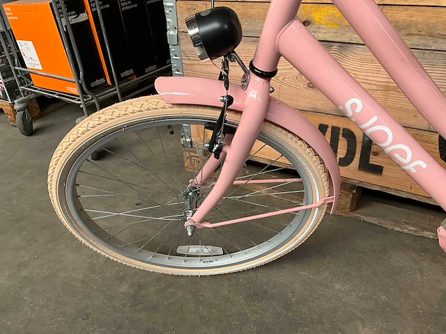 Sjoef city kinderfiets 24” roze - afbeelding 7 van  13