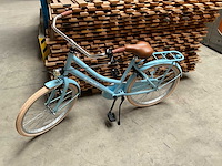 Sjoef city kinderfiets meisjes 24 inch lichtblauw - afbeelding 1 van  12