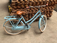 Sjoef city kinderfiets meisjes 24 inch lichtblauw - afbeelding 8 van  12