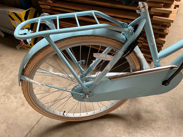 Sjoef city kinderfiets meisjes 26 inch lichtblauw - afbeelding 4 van  14