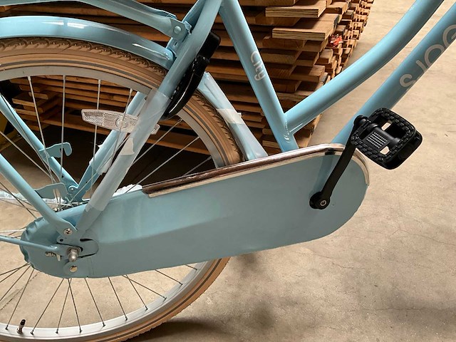 Sjoef city kinderfiets meisjes 26 inch lichtblauw - afbeelding 5 van  14