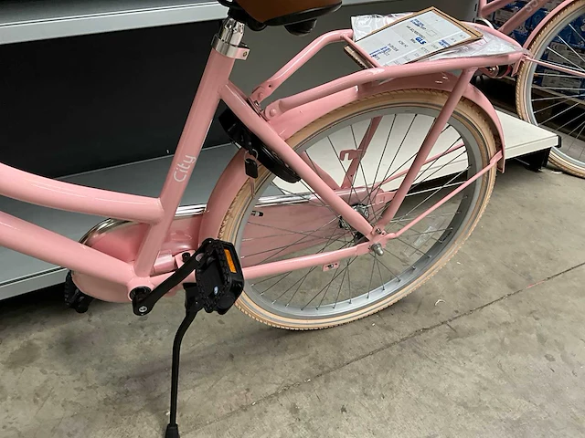 Sjoef city kinderfiets roze 24” - afbeelding 2 van  11