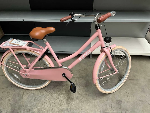 Sjoef city kinderfiets roze 24” - afbeelding 1 van  11
