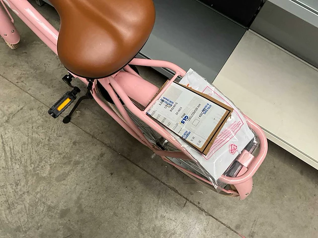 Sjoef city kinderfiets roze 24” - afbeelding 3 van  11