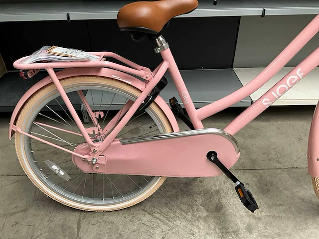 Sjoef city kinderfiets roze 24” - afbeelding 4 van  11