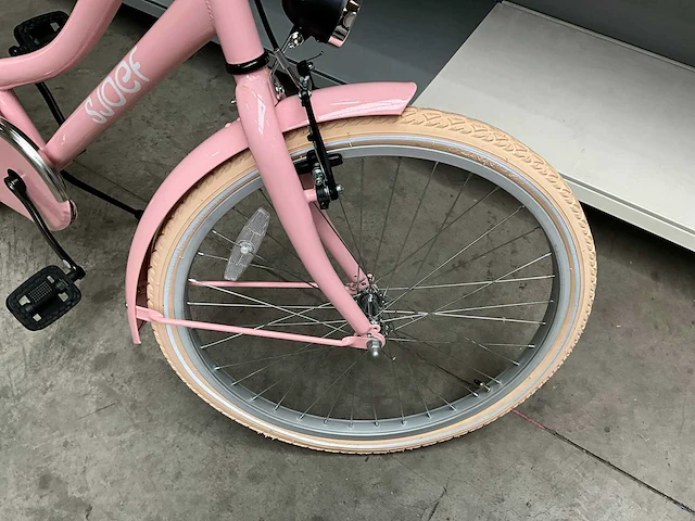 Sjoef city kinderfiets roze 24” - afbeelding 6 van  11